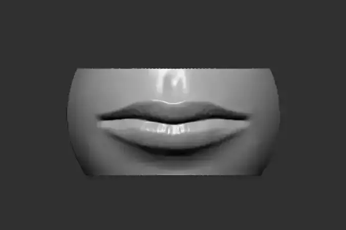 Lips - 3D Model Free 3D print model