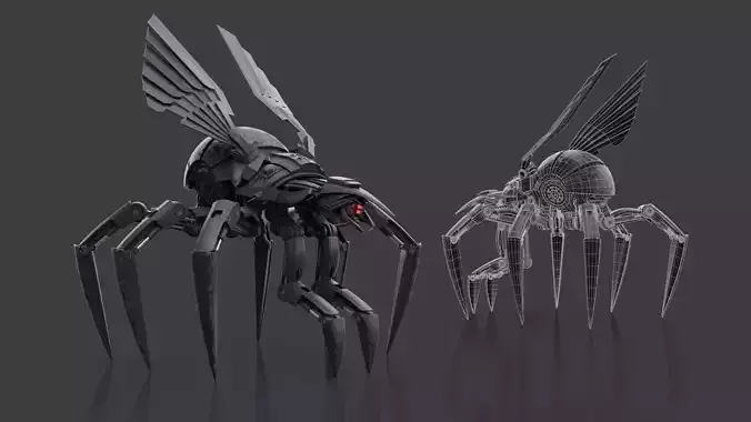 Transformer fly 3D model