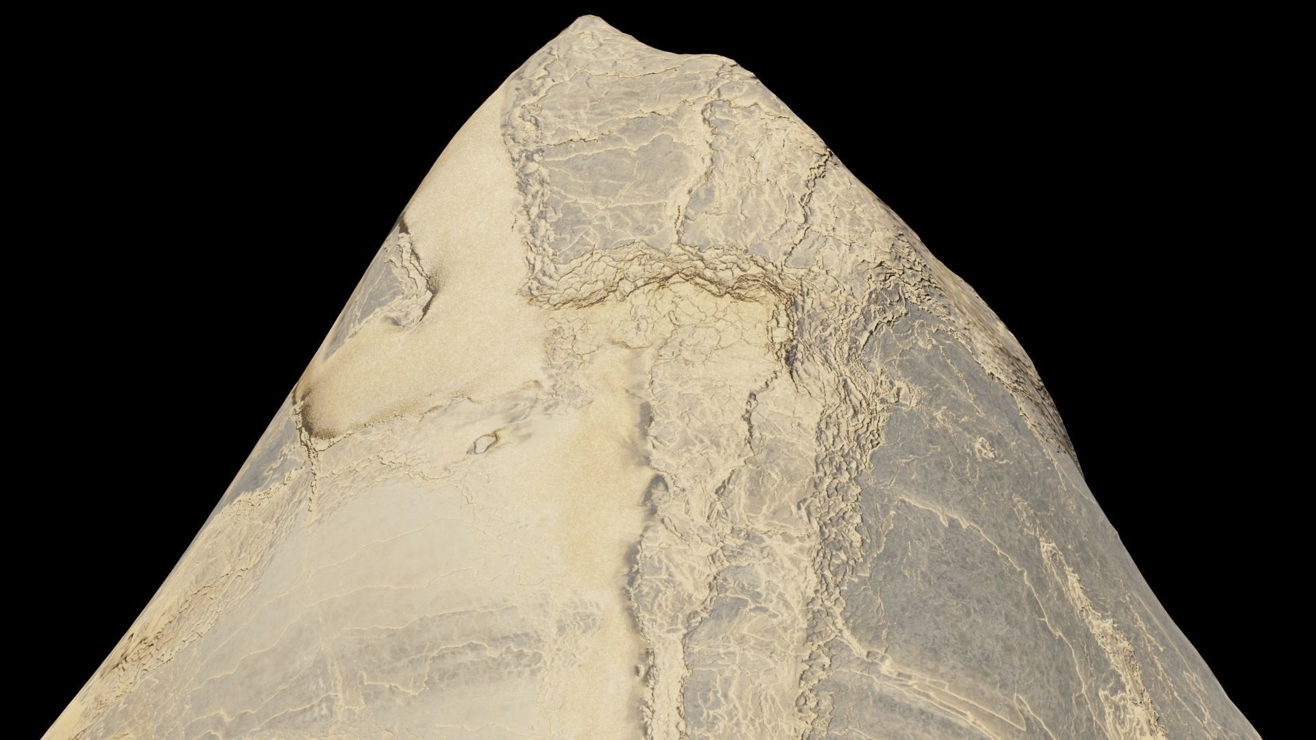 Desert rocks Low-poly 3D model_30