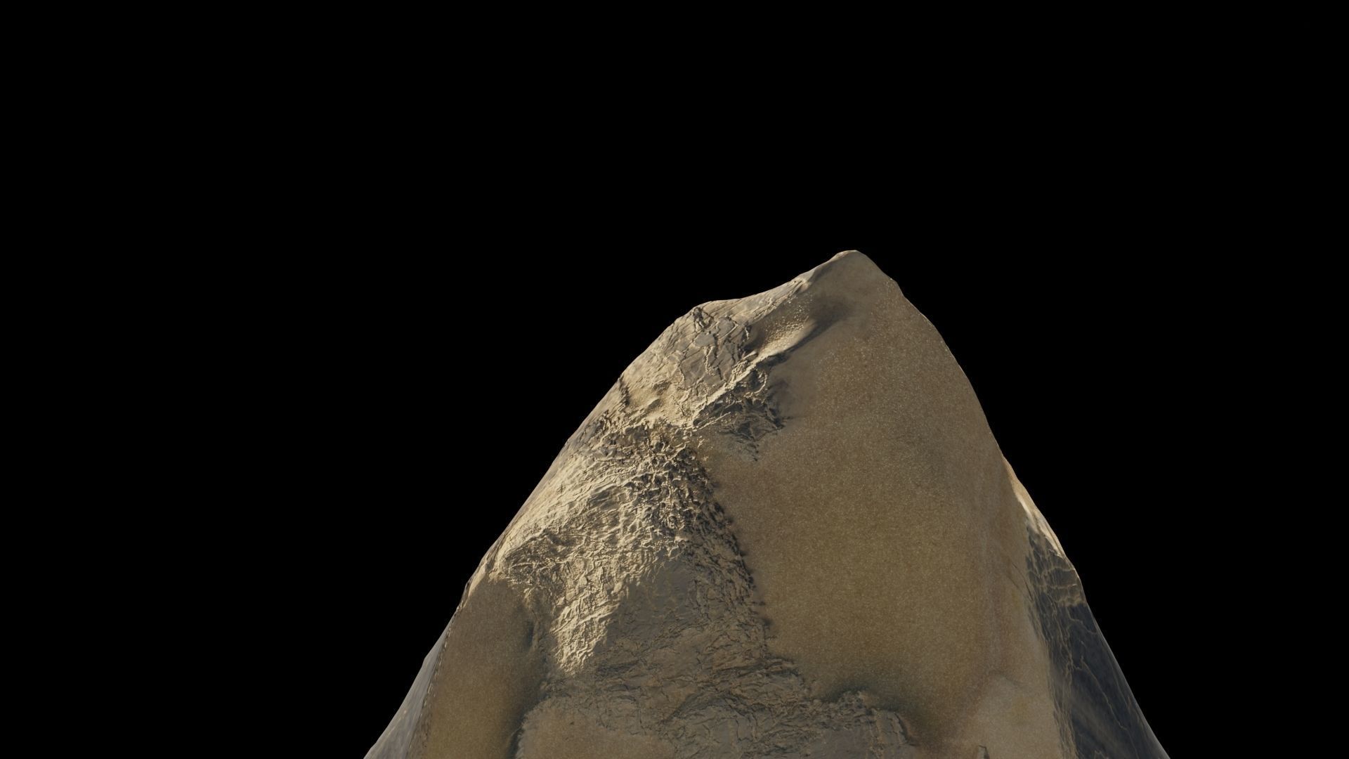 Desert rocks Low-poly 3D model_28