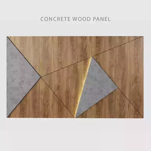 Concrete Wood Panel 3