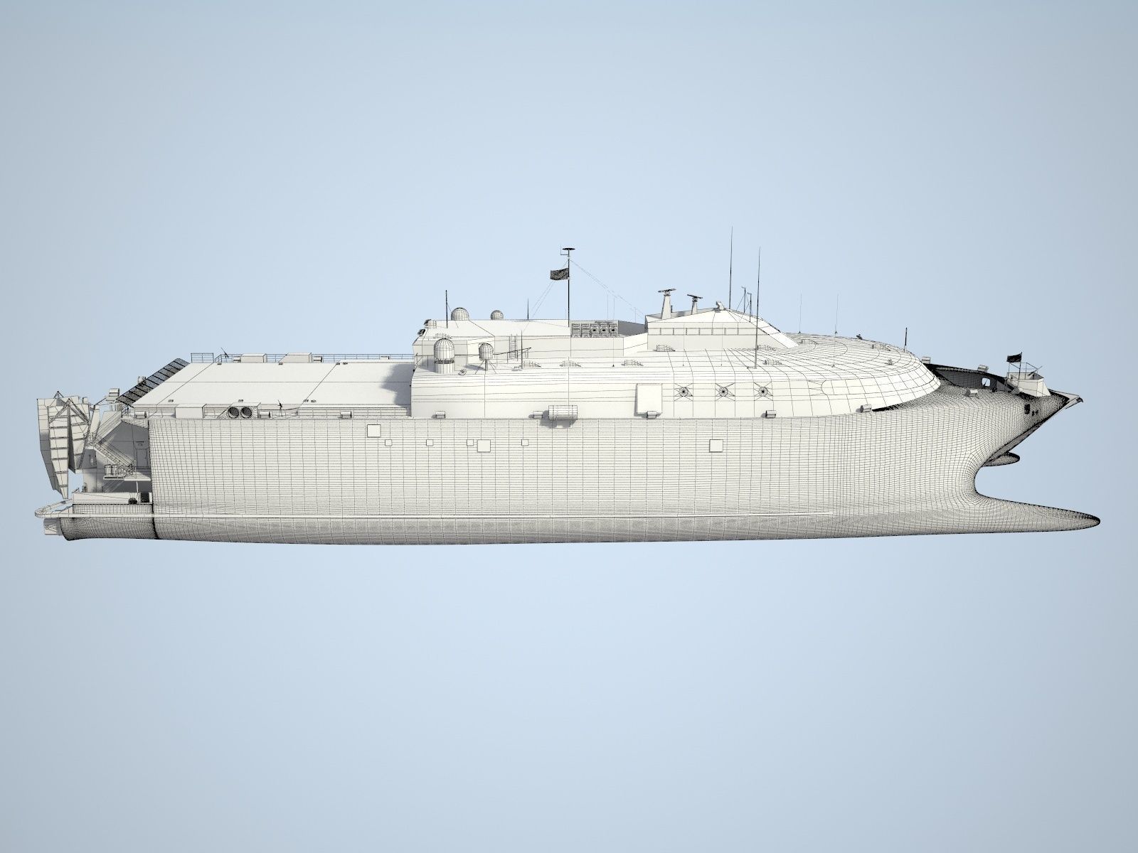 US Navy HSV-2 Swift ship 3D model_17