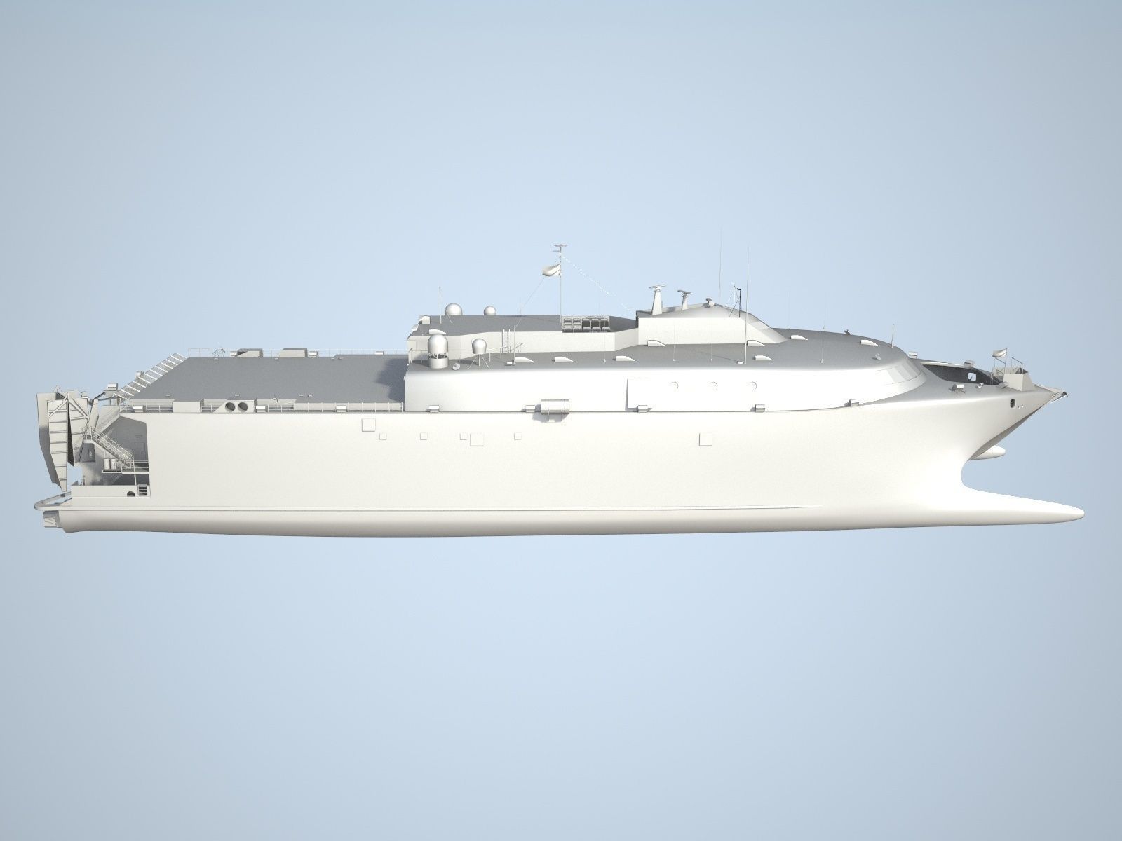 US Navy HSV-2 Swift ship 3D model_13