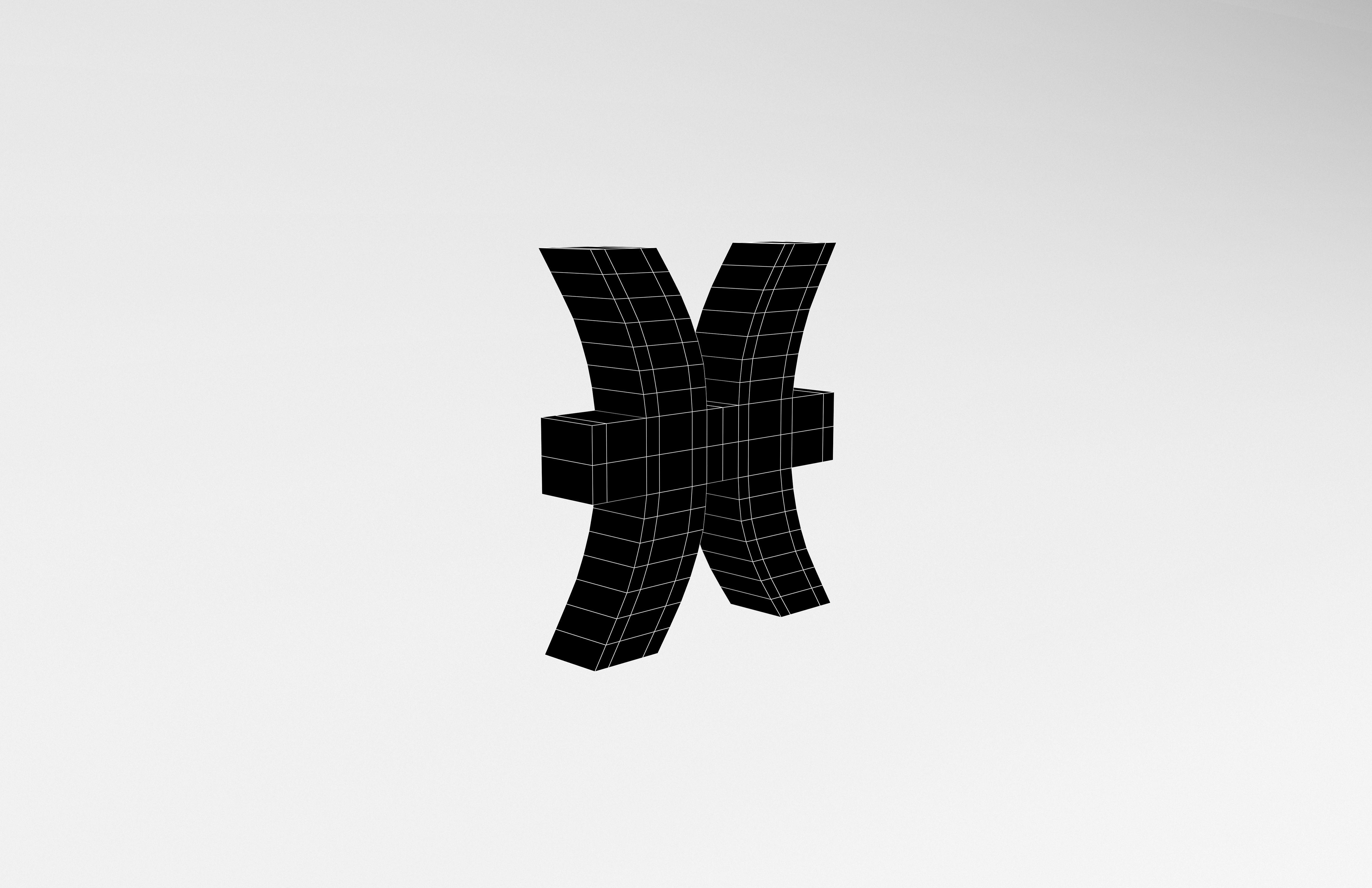 Pisces v1 003 Low-poly 3D model_8