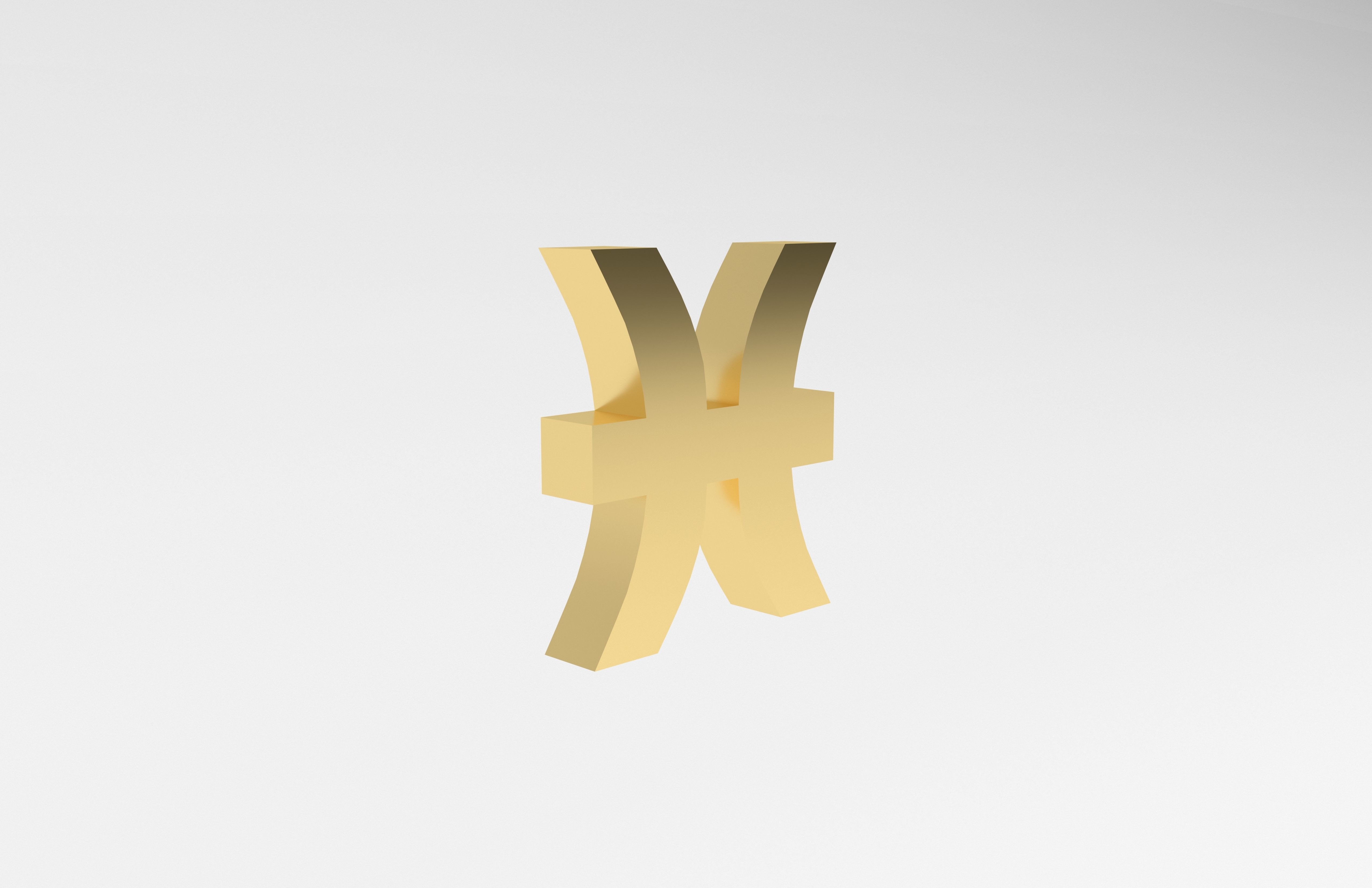 Pisces v1 005 Low-poly 3D model_4