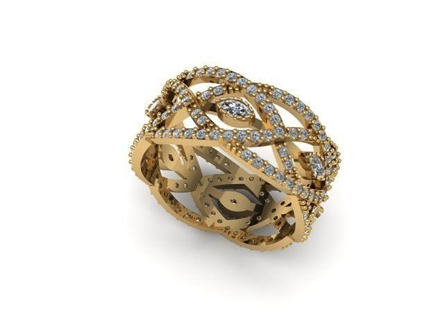 Wedding ring  3D print model