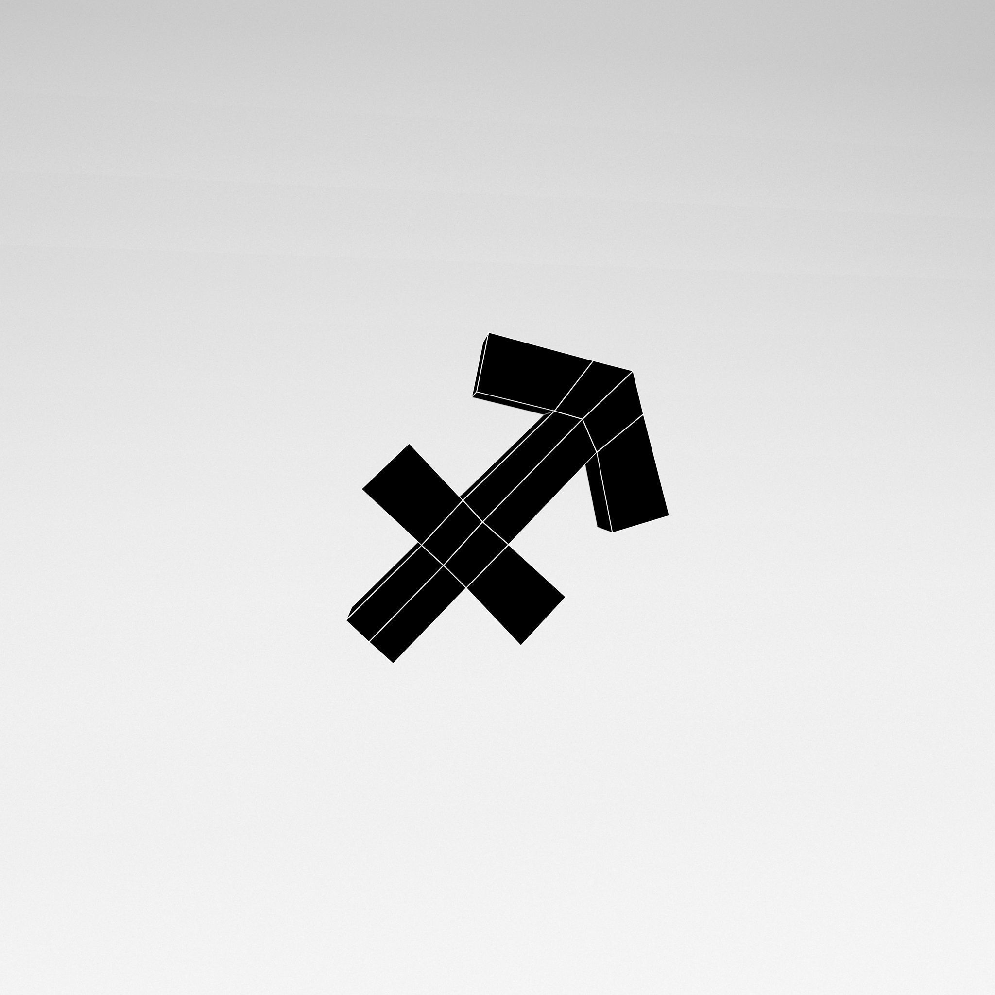 Sagittarius v1 007 Low-poly 3D model_5