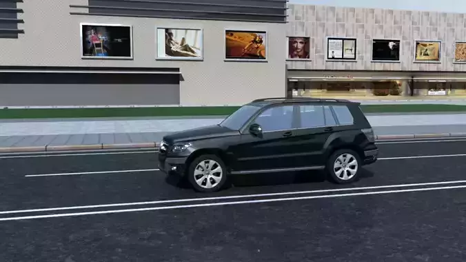 City streets 3D model