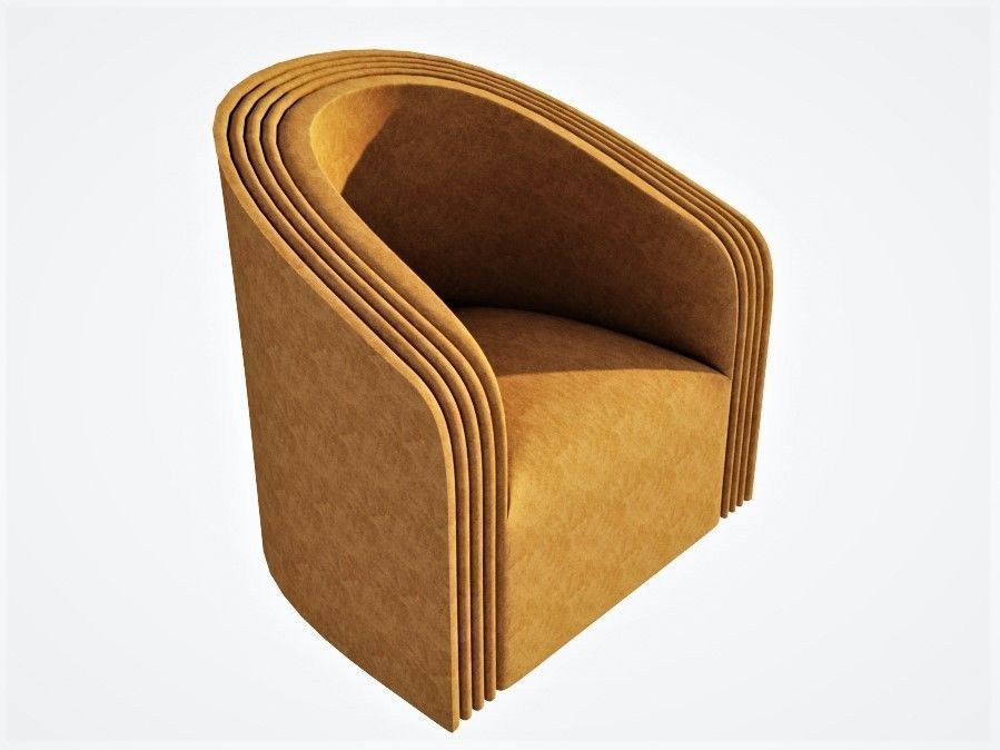 arm chair 3D model_1