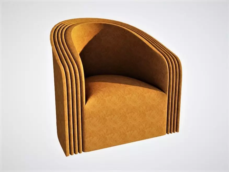 arm chair 3D model_0