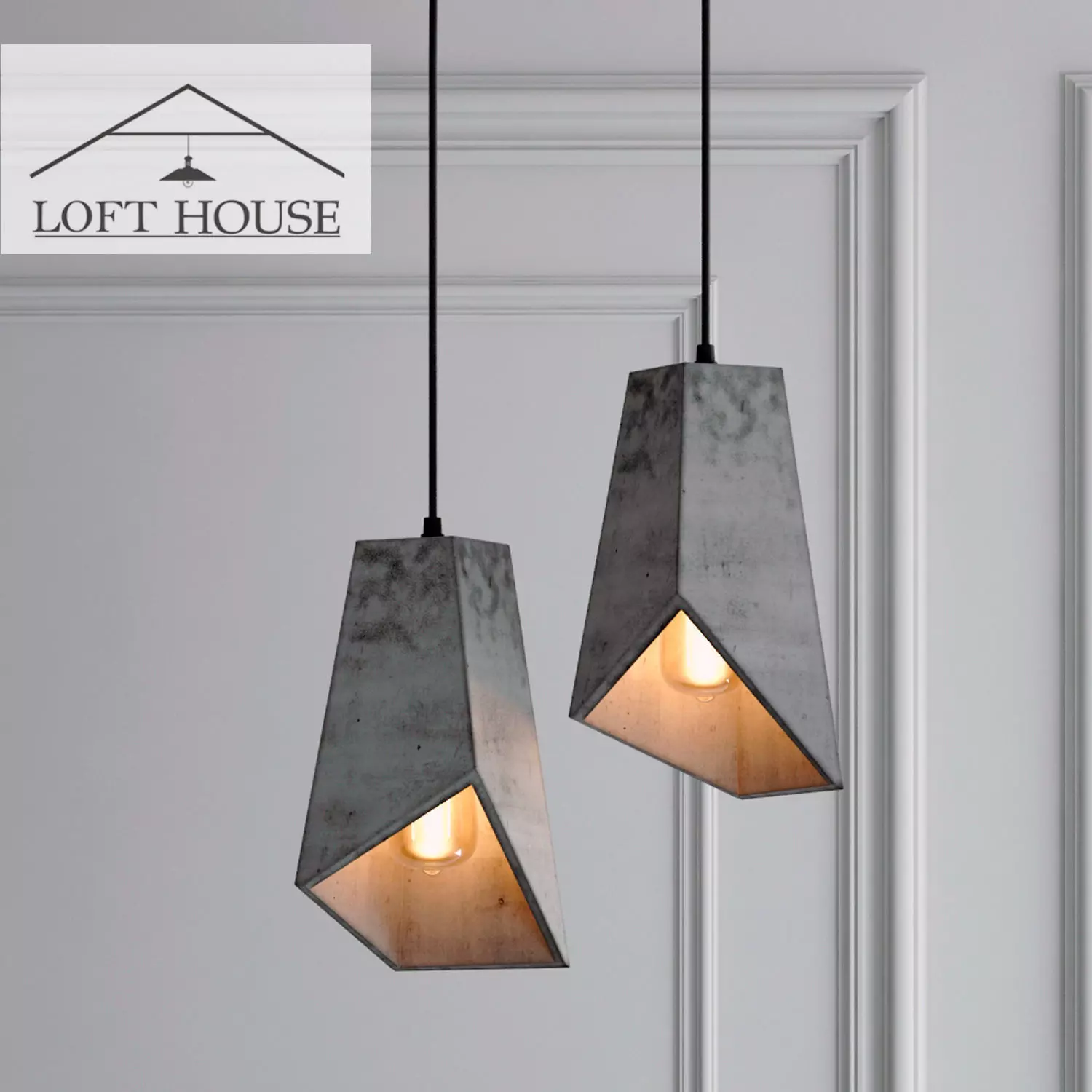 Hanging lamp LOFT HOUSE  P-183 3D model_0