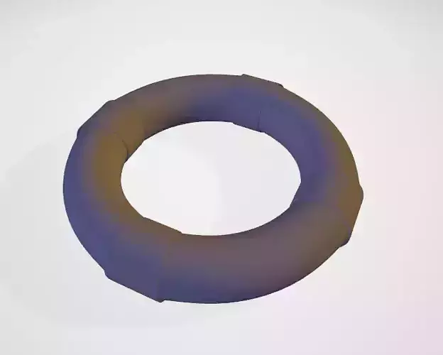 BUOY LOW POLY life ring
