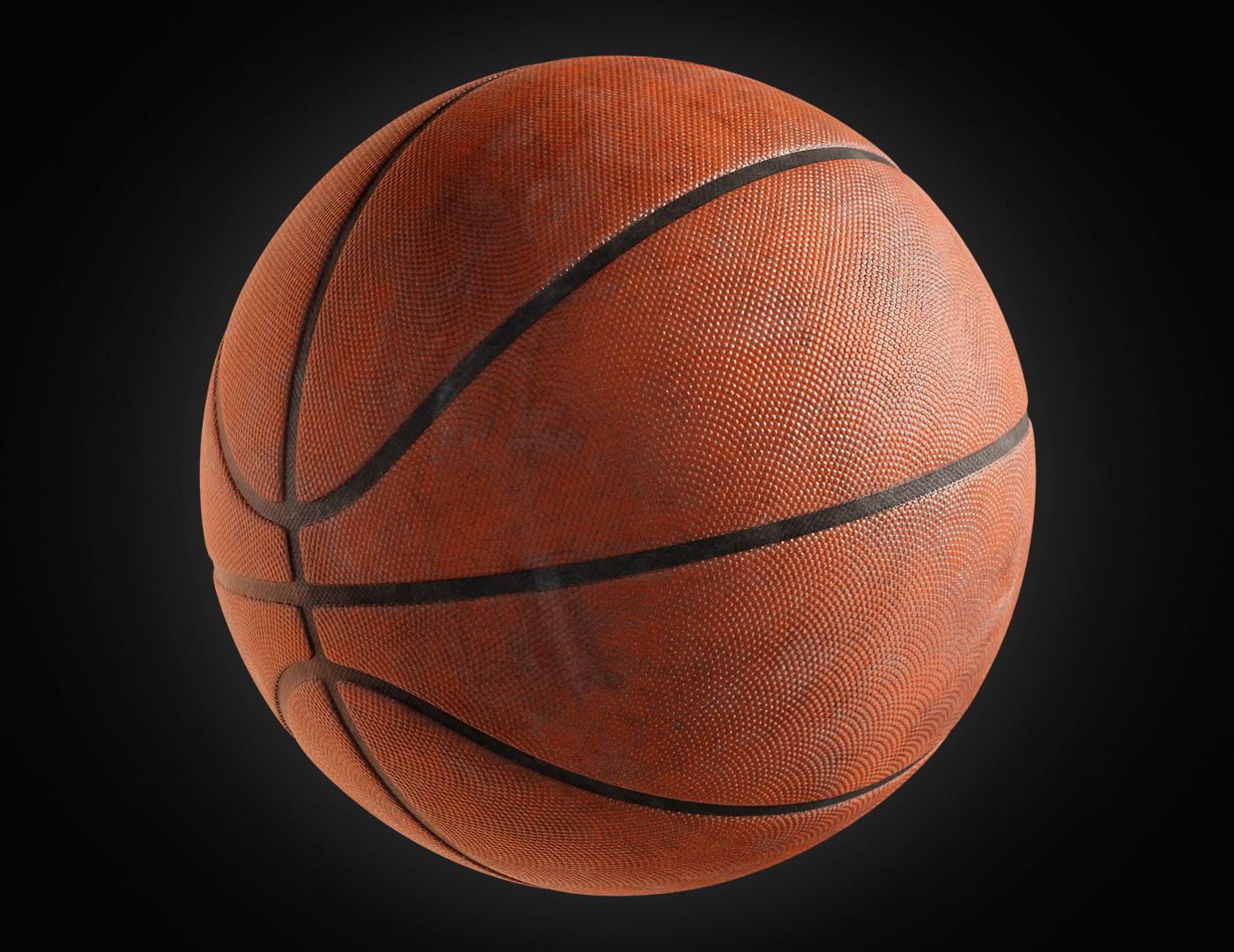 Basketball ball 3D model_12