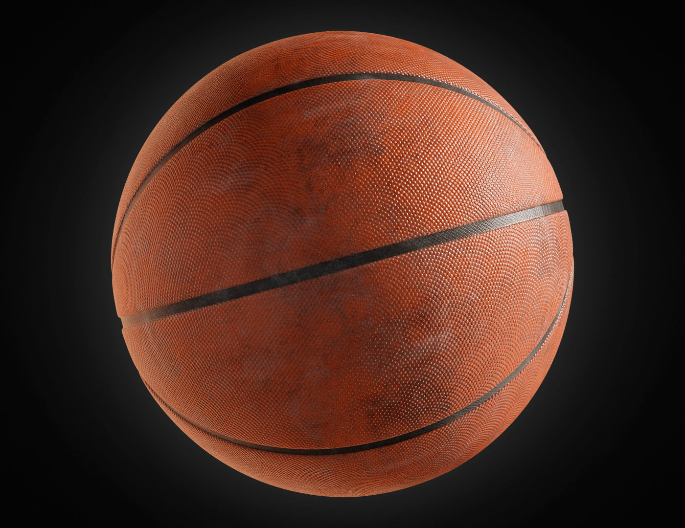 Basketball ball 3D model_11