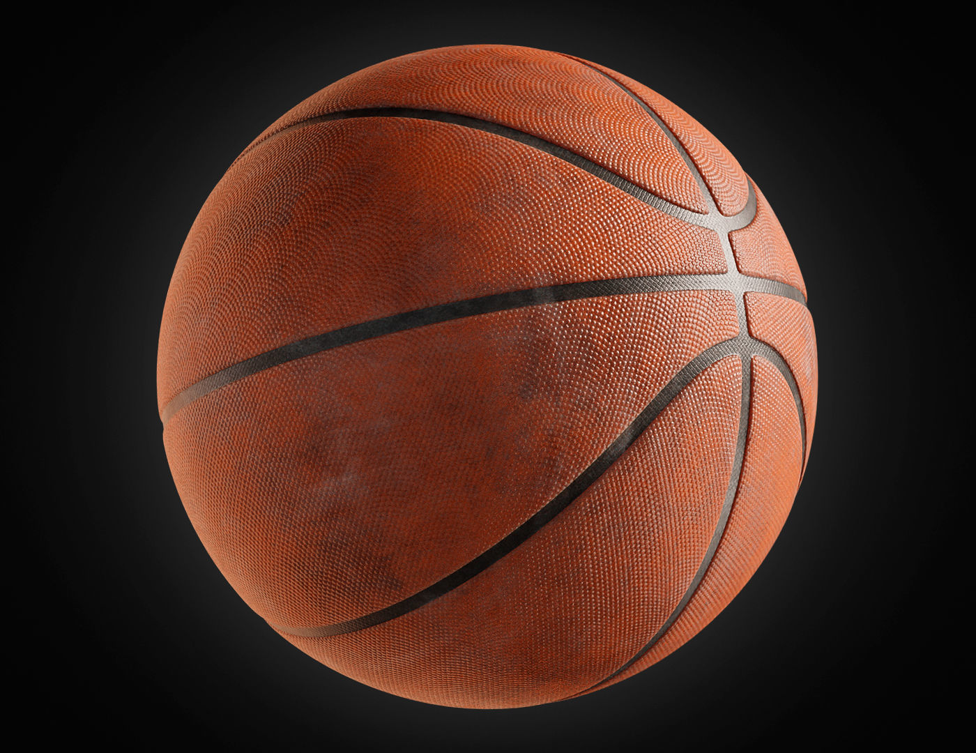 Basketball ball 3D model_10