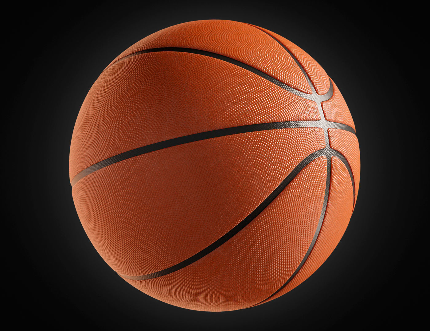 Basketball ball 3D model_2