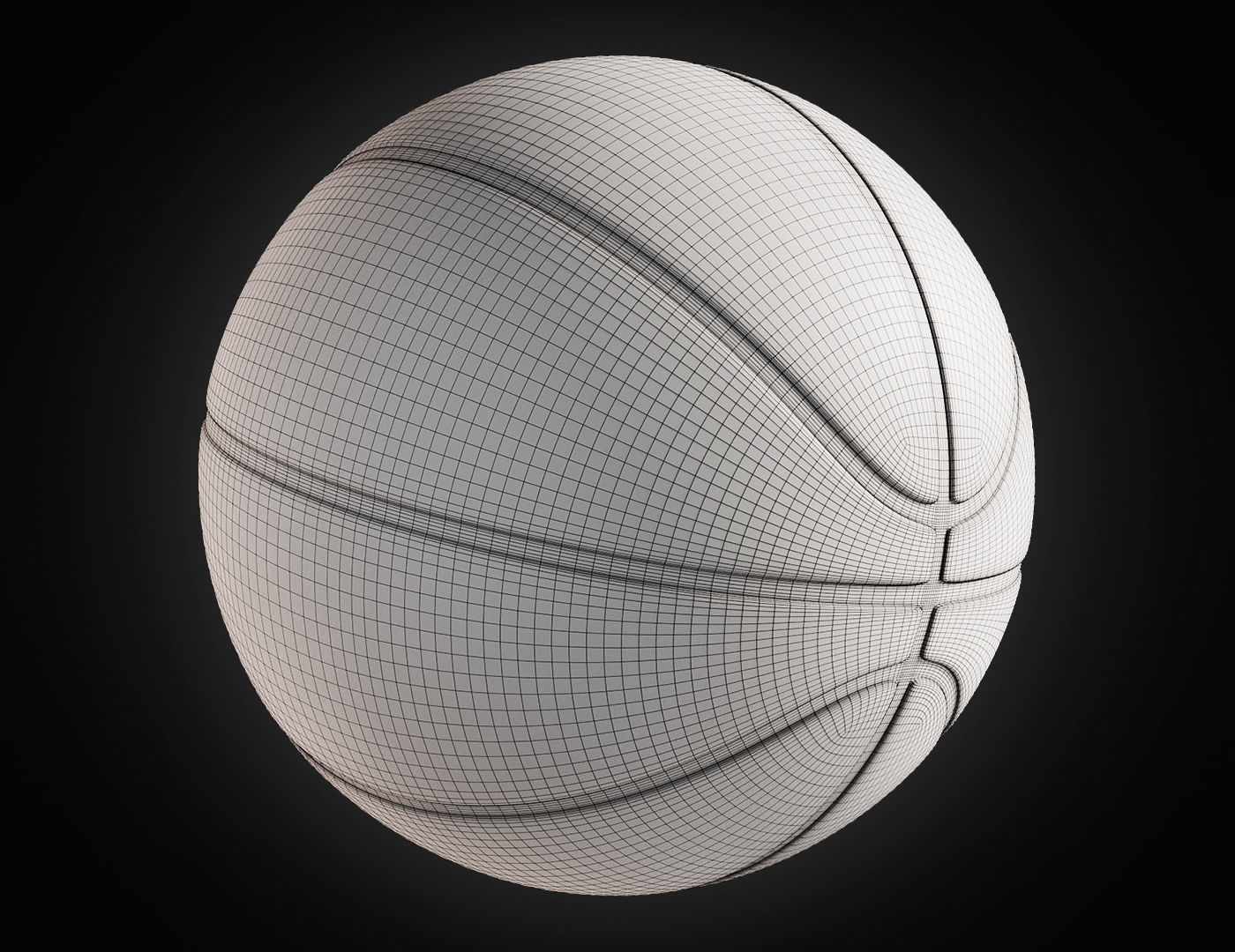 Basketball ball 3D model_22