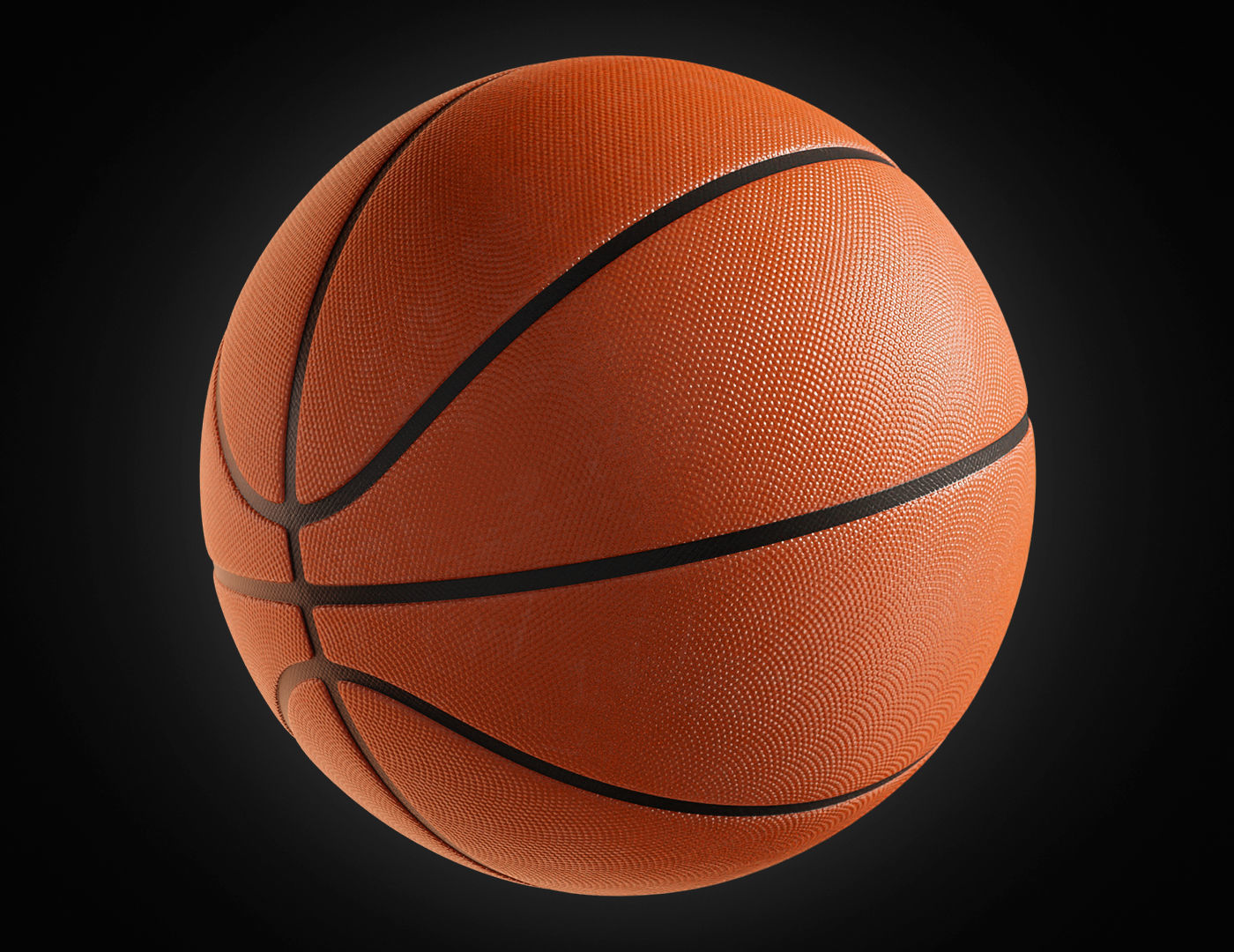 Basketball ball 3D model_4