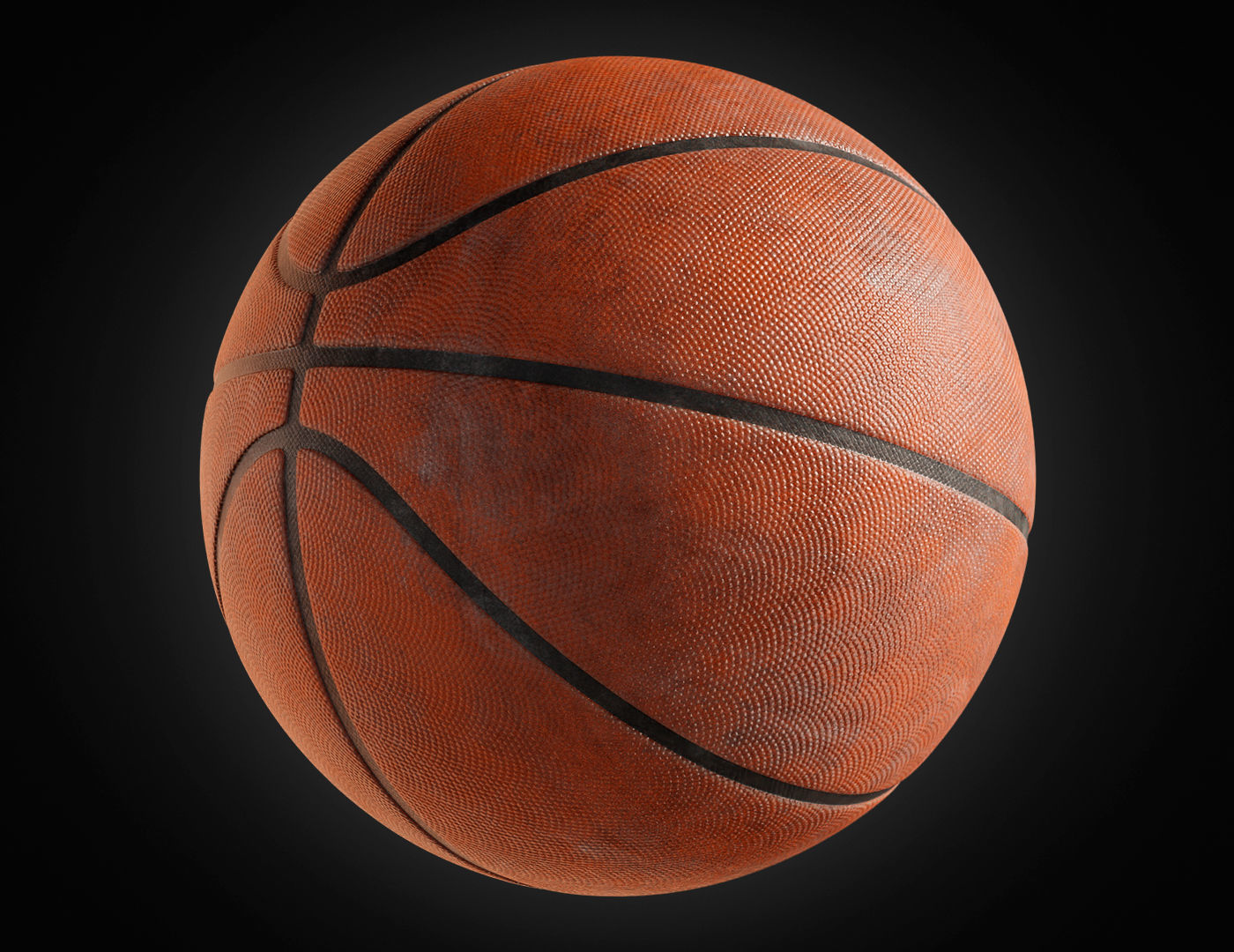 Basketball ball 3D model_16
