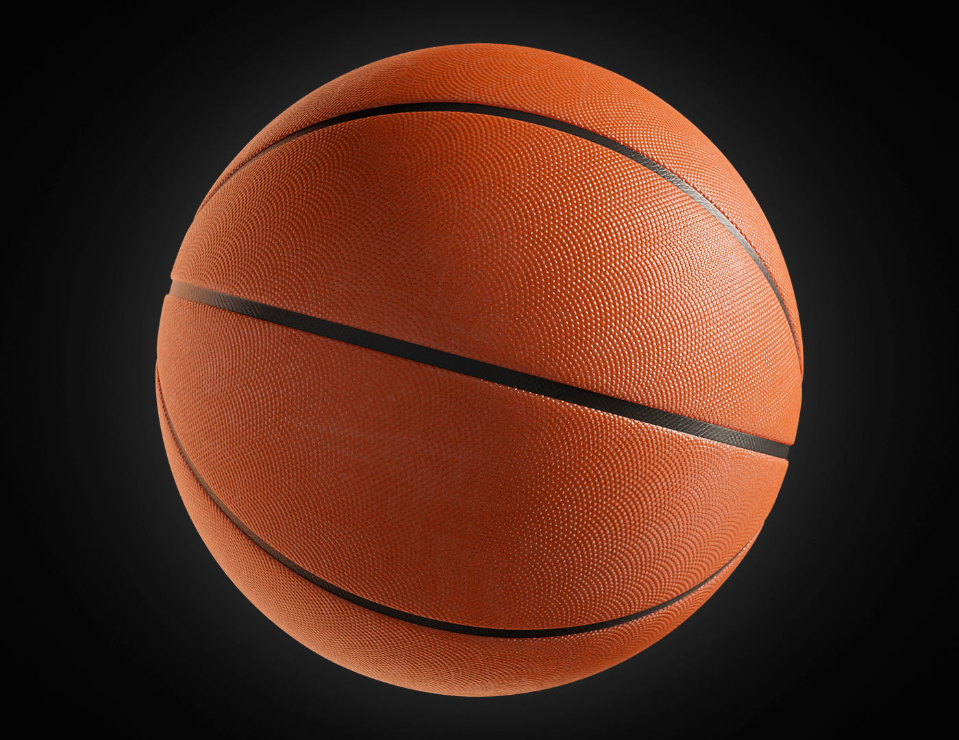 Basketball ball 3D model_7