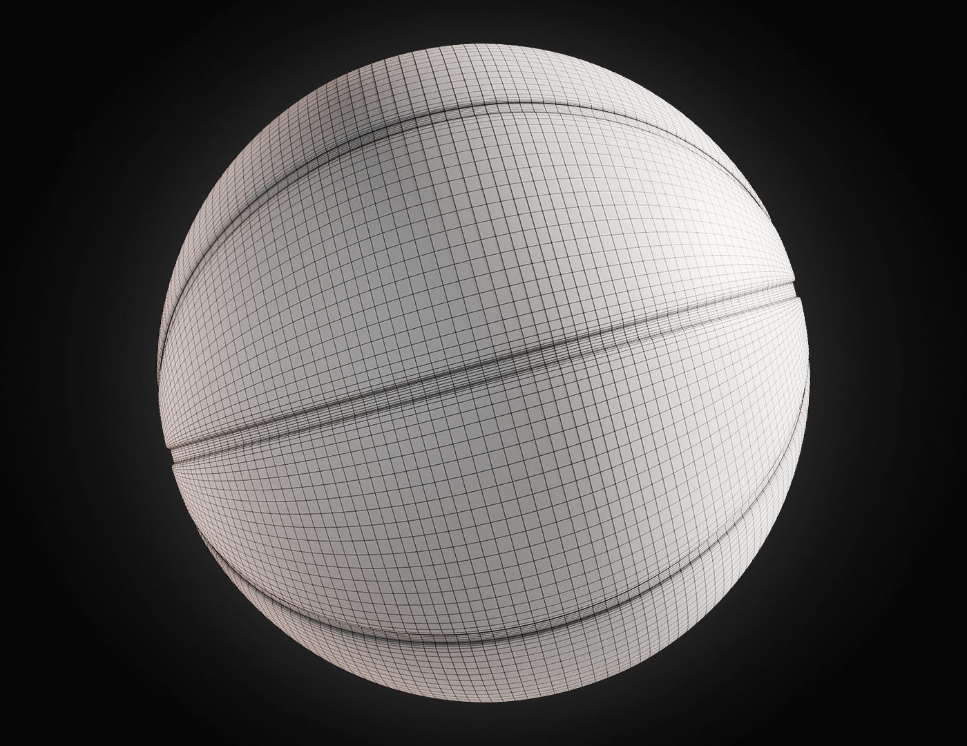 Basketball ball 3D model_19