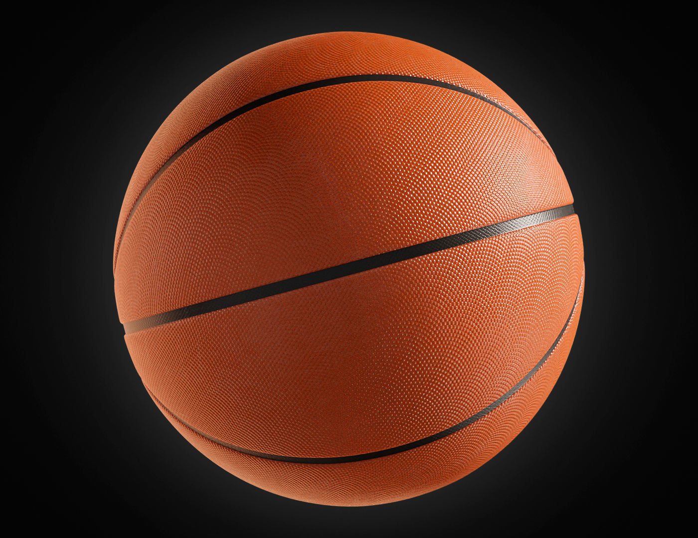 Basketball ball 3D model_3
