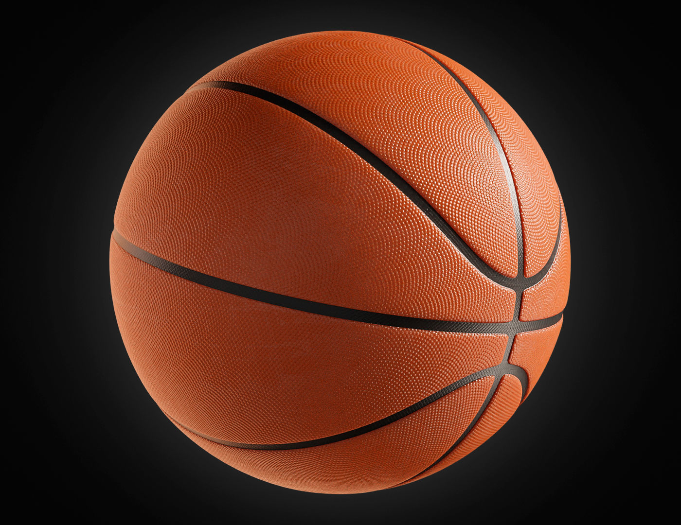 Basketball ball 3D model_6