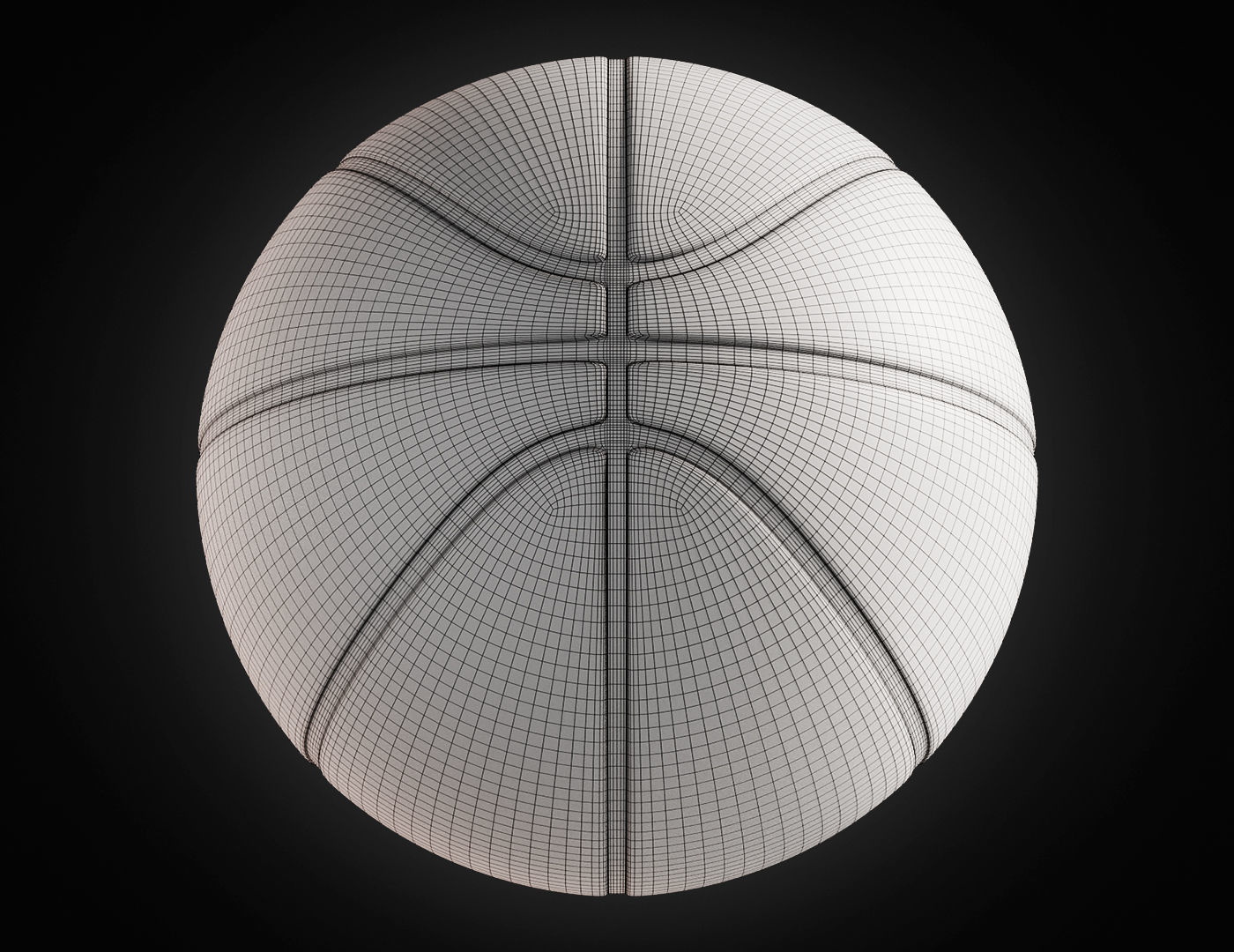 Basketball ball 3D model_25