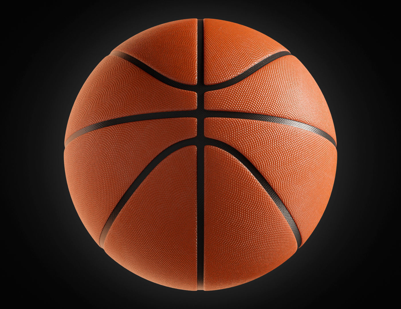 Basketball ball 3D model_9