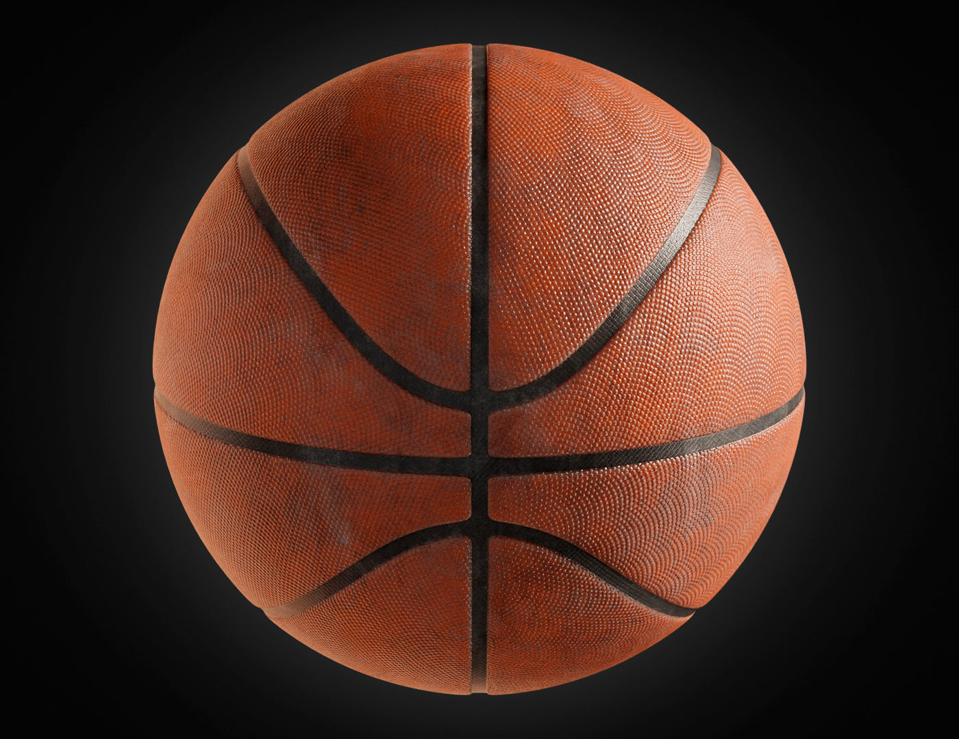 Basketball ball 3D model_13