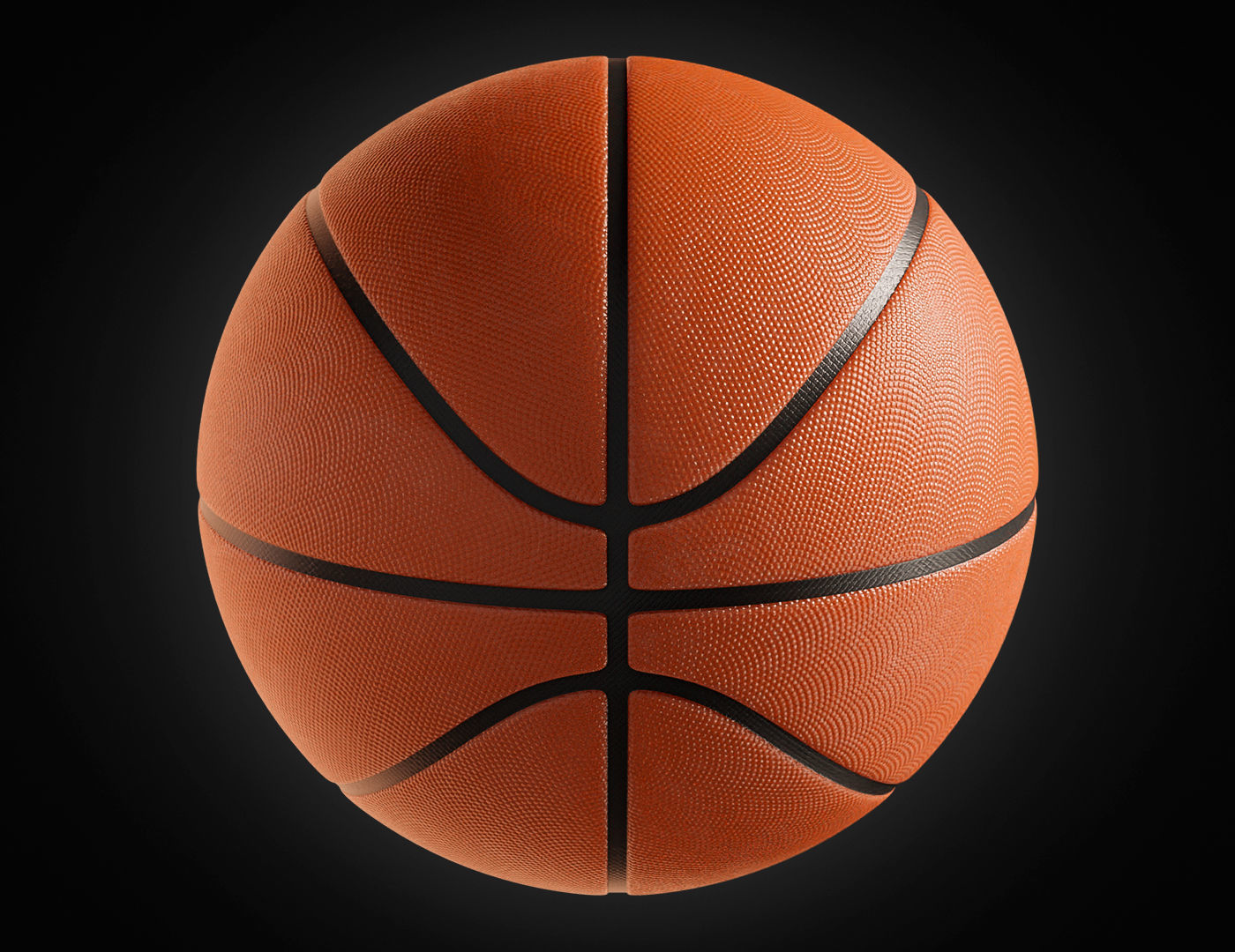 Basketball ball 3D model_5