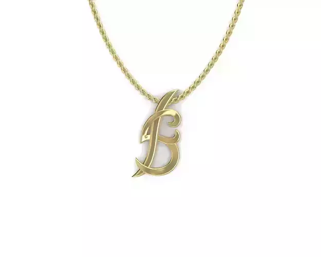 Pendant B letter