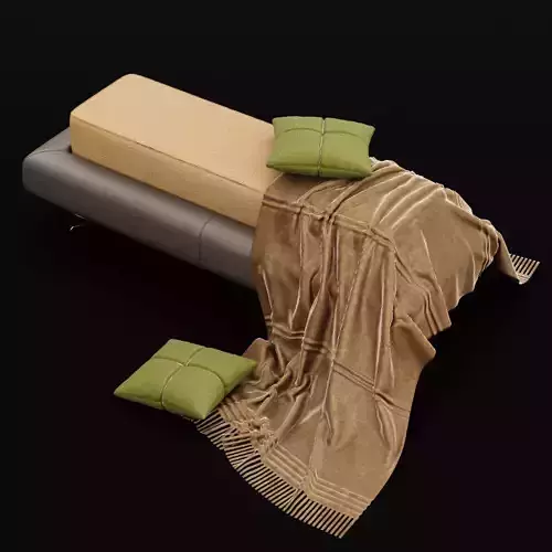 bed bench 6 3D model