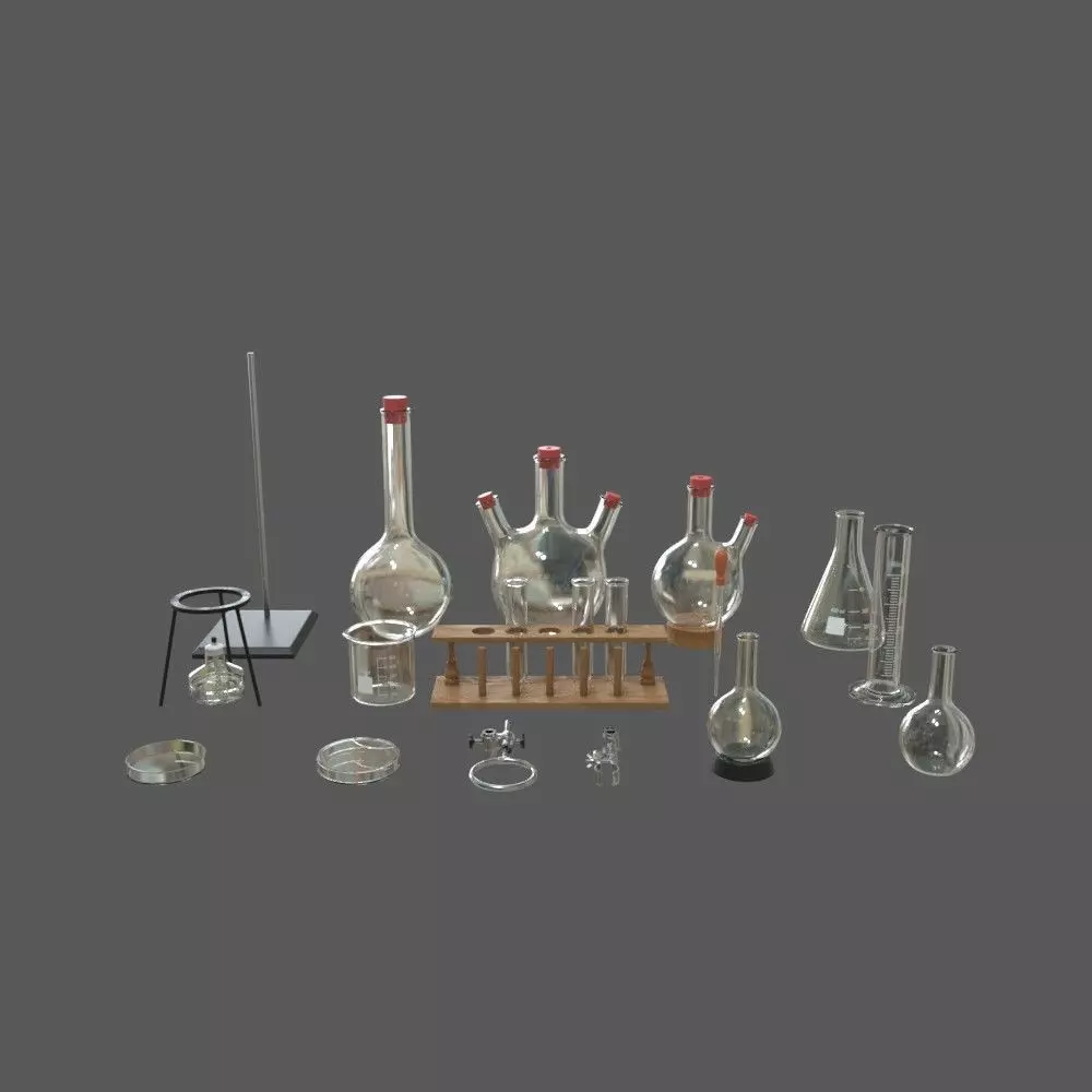 Laboratory equipment 3D model