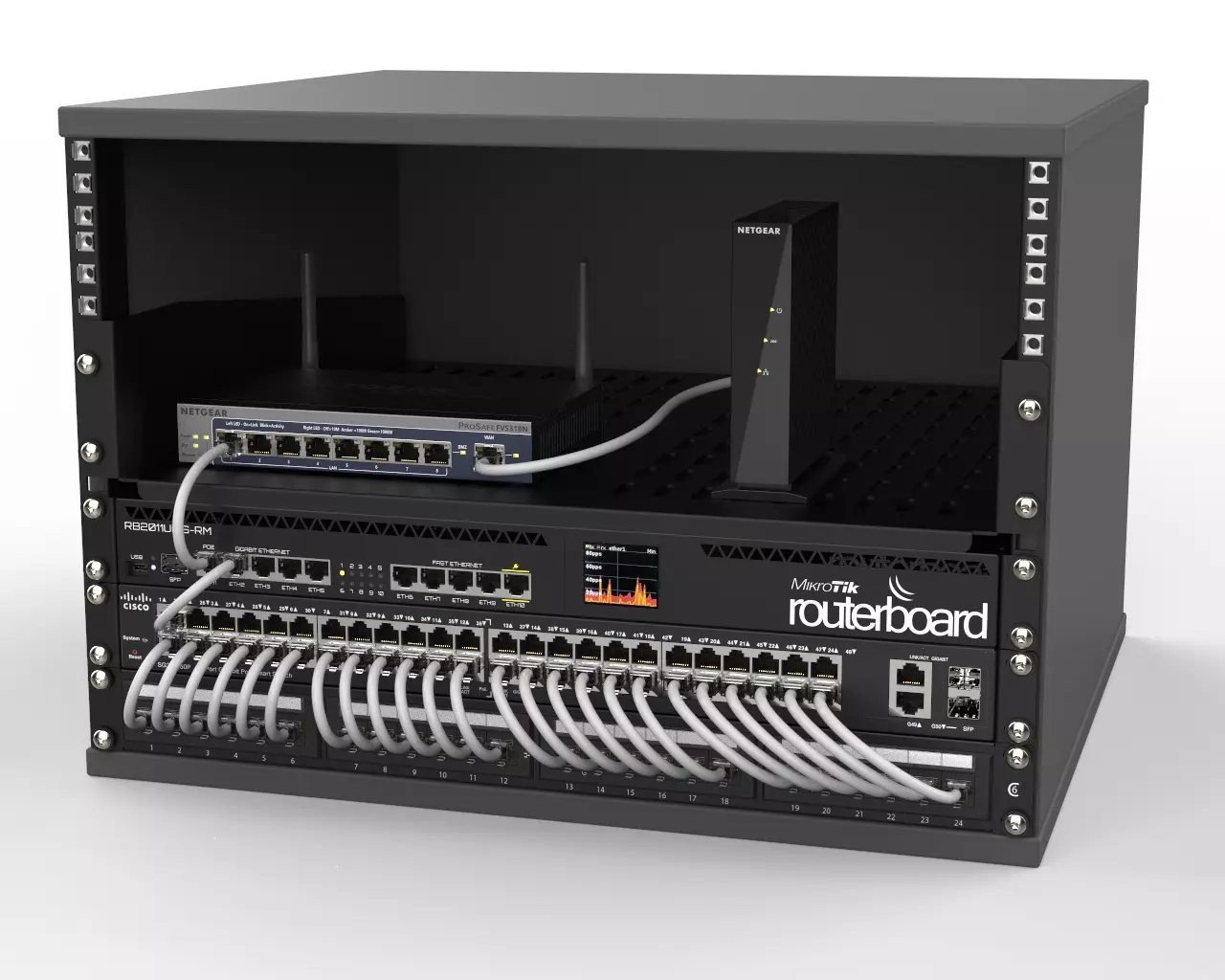 Home Network Setup 3D model_0