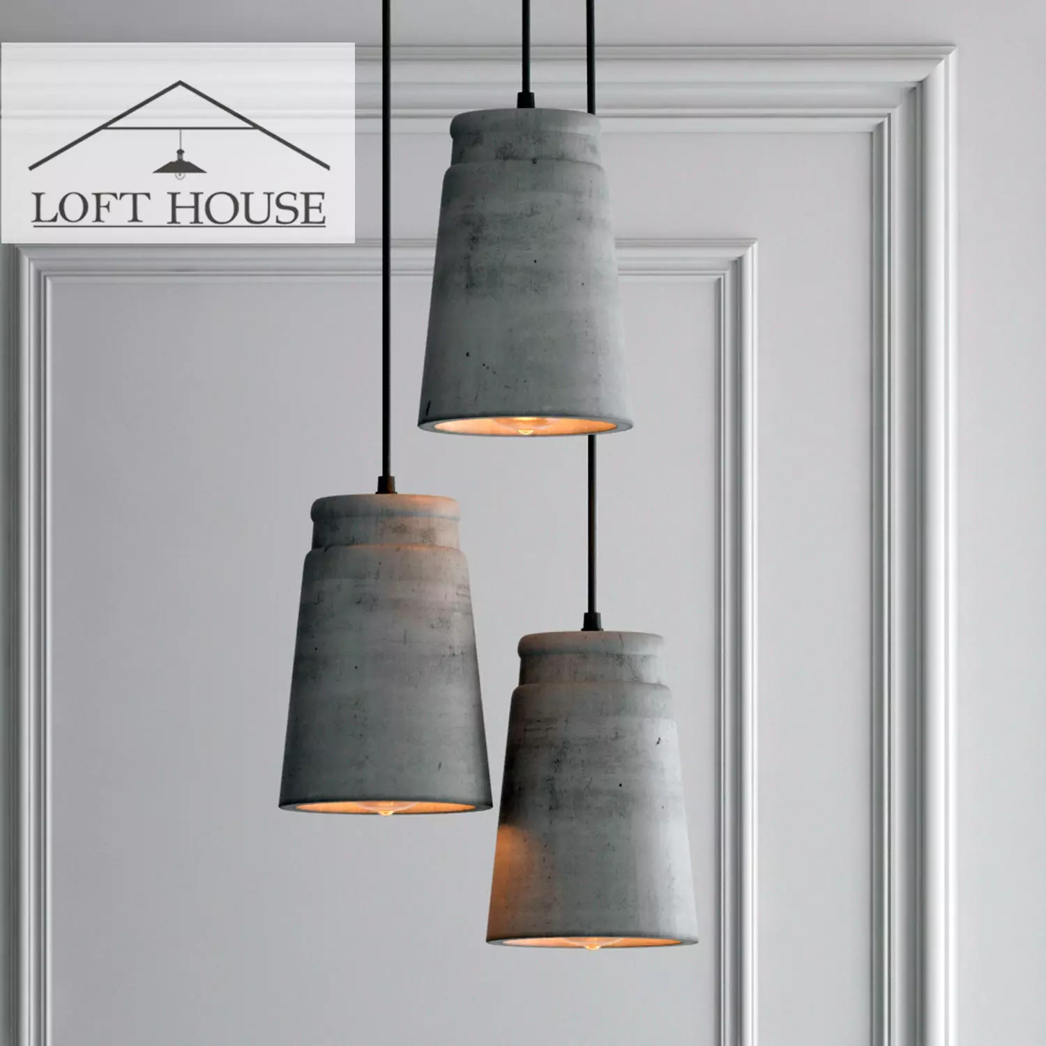 Hanging lamp LOFT HOUSE P-184 3D model_0