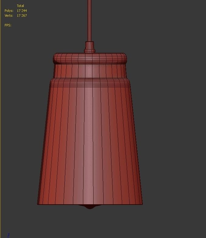 Hanging lamp LOFT HOUSE P-184 3D model_5