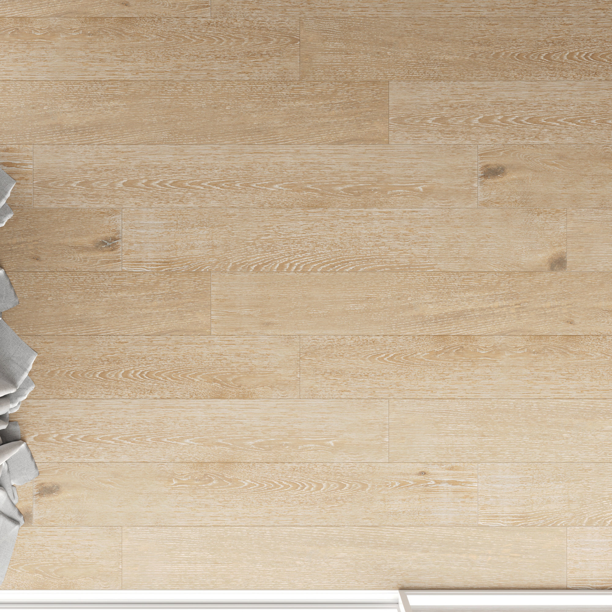 Wood floor Oak Malmo Brushed 3D model_1