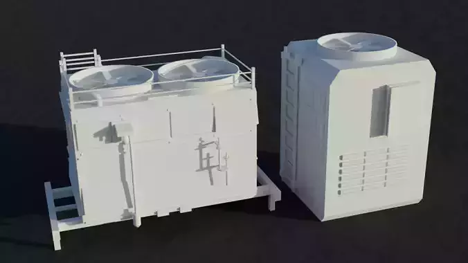 Two Industrial air conditioning