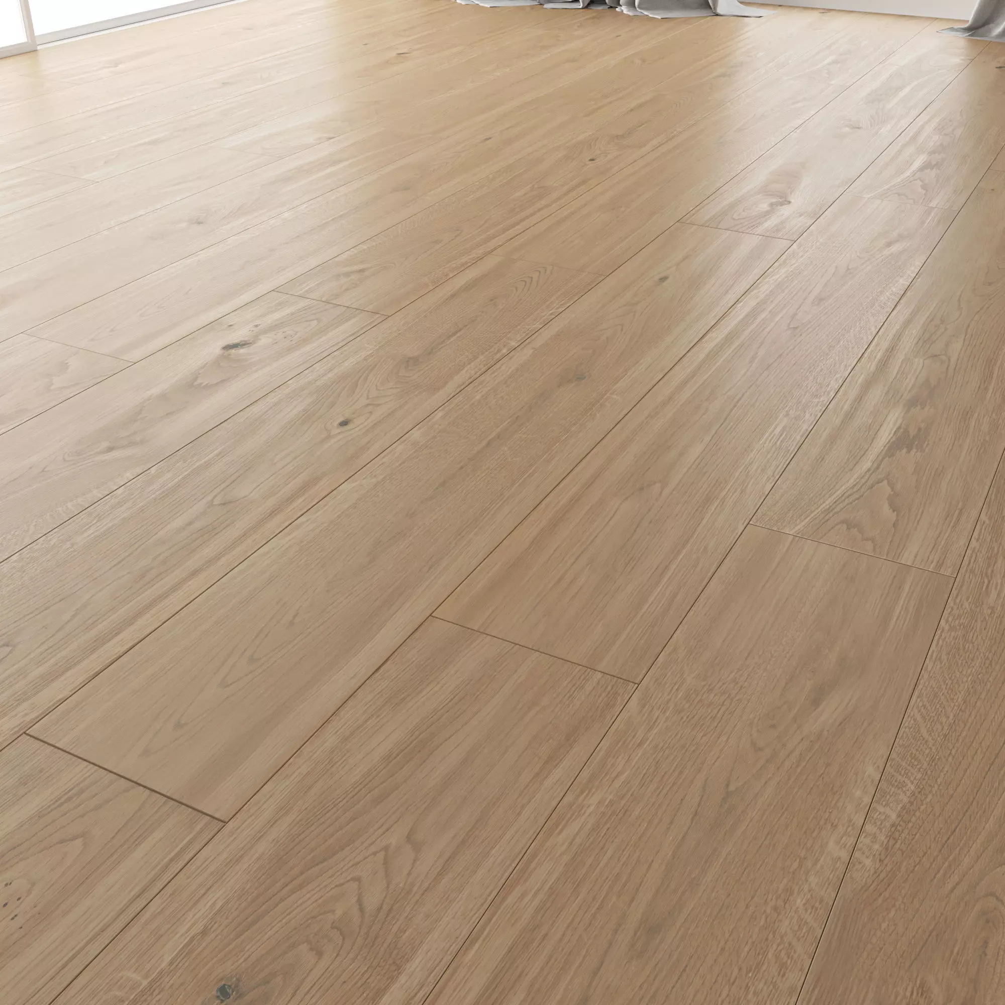 Wood floor Oak Molasses Sanded 3D model_0