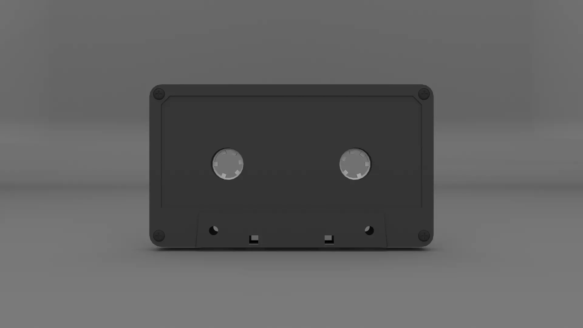 Audio Cassette Free low-poly 3D model_0