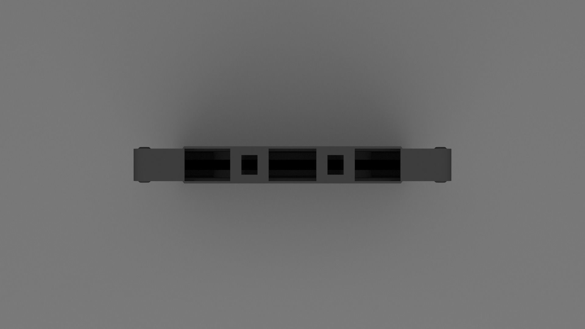 Audio Cassette Free low-poly 3D model_4