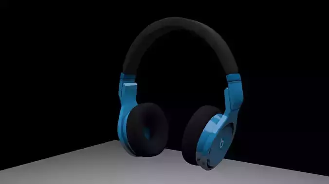 BEATS HEADPHONES FOLDABLE Low-poly 3D model