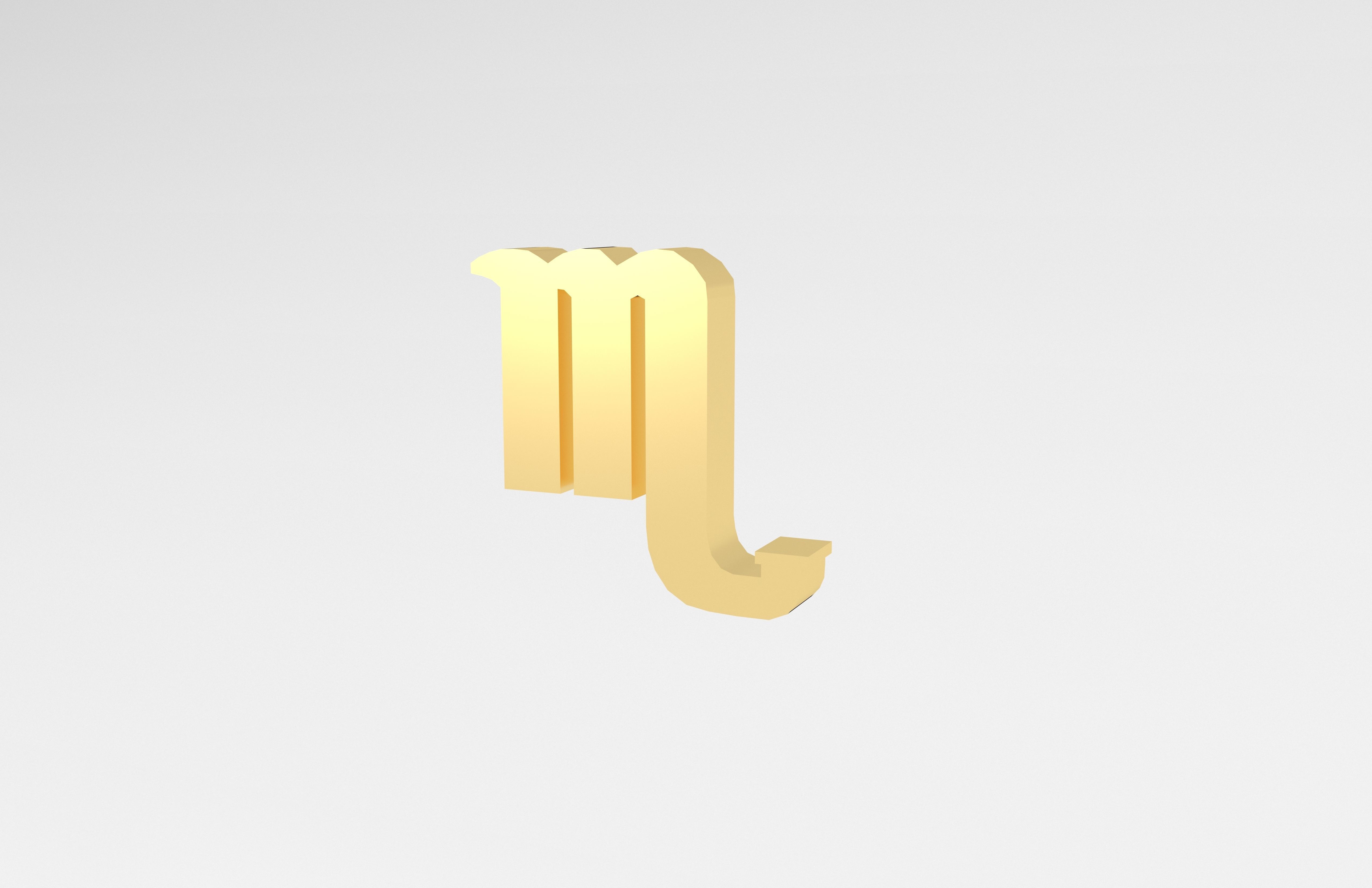 Scorpio v1 005 Low-poly 3D model_3