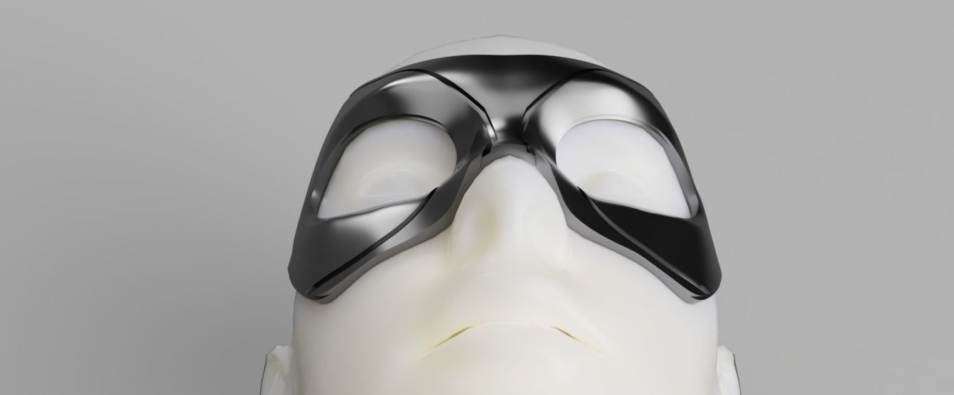 Black Canary Eye Mask 3D print model_1