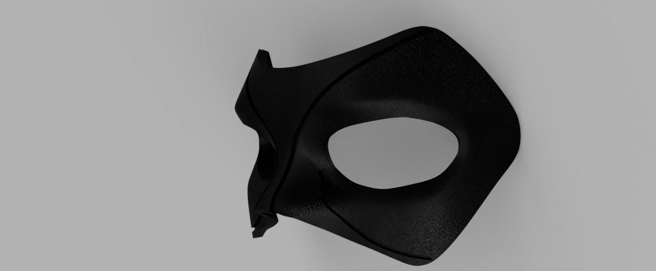 Black Canary Eye Mask 3D print model_6