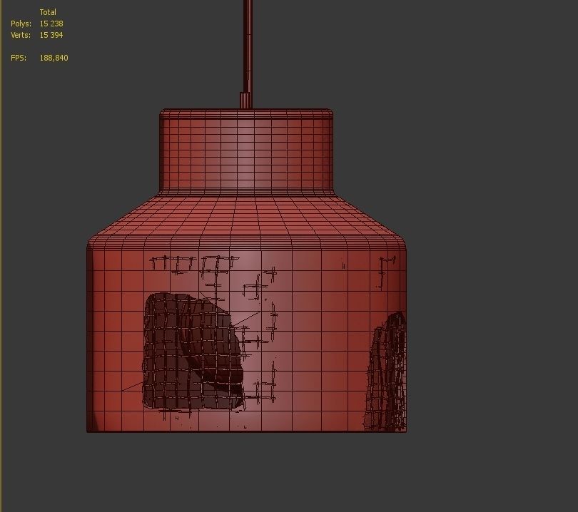 Hanging lamp LOFT HOUSE P-186 3D model_4