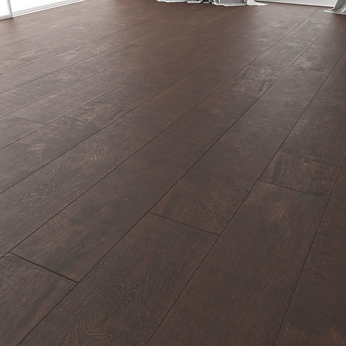 Wood Floor Oak Seal Brown Firestop 3D model