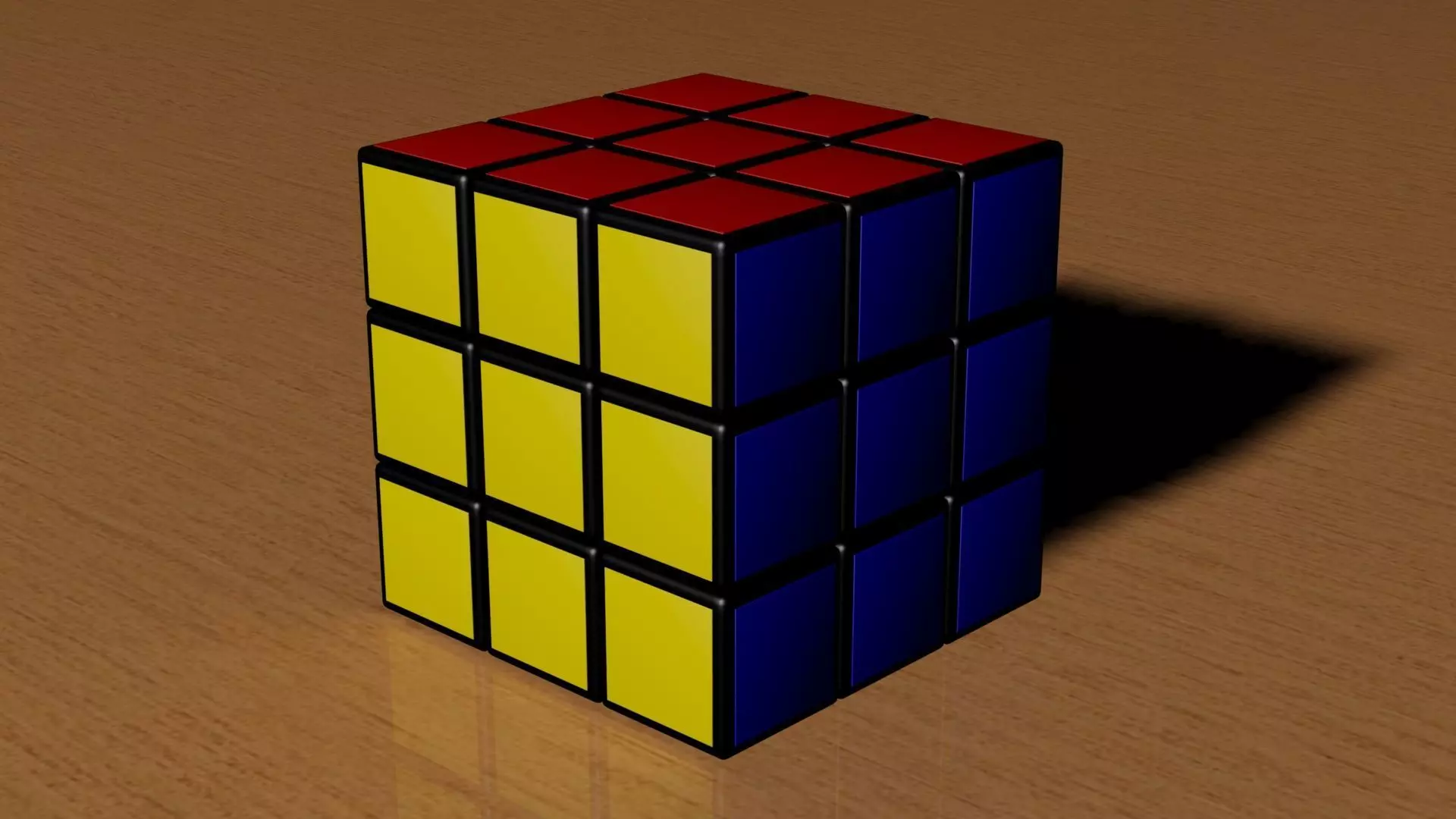 3x3 Rubiks Cube 3D model