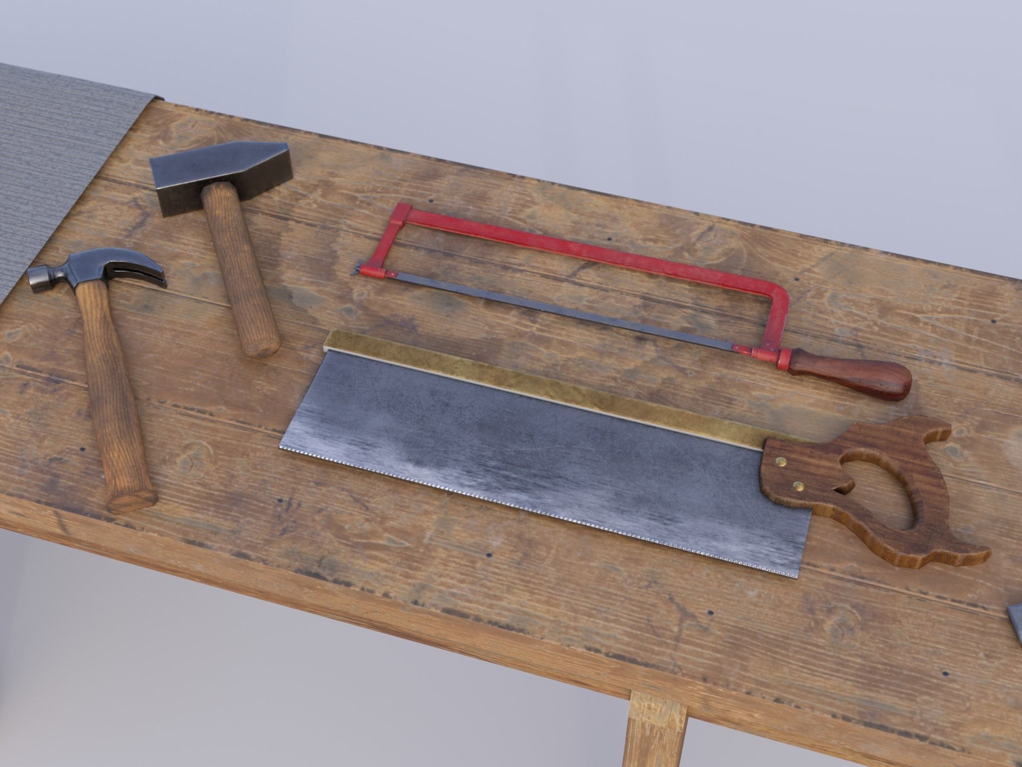 PBR Assets - Farm Tools Low-poly 3D model_11